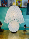 A wonderful large 1970s Murano glass handkerchief lamp by La Murrina,