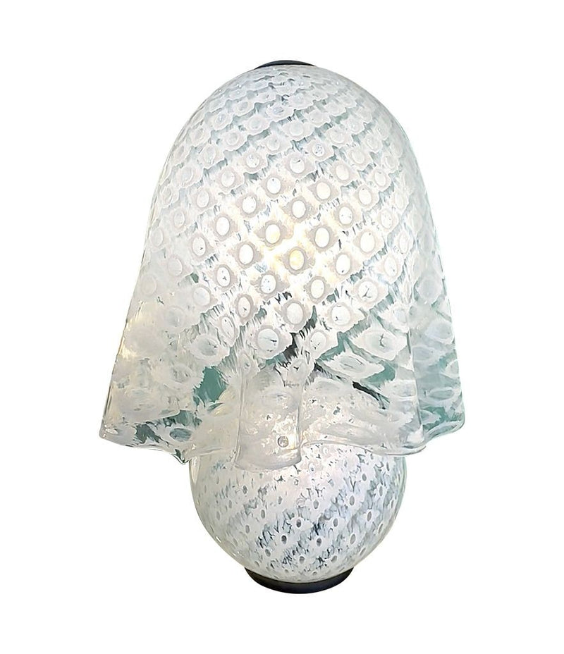 A wonderful large 1970s Murano glass handkerchief lamp by La Murrina,