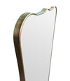 A large full length orignal Italian 1950s brass framed mirror