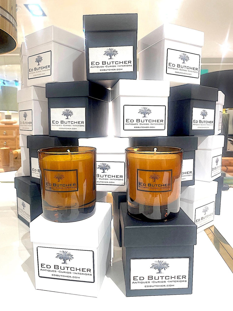 Ed Butcher "1966" handmade all natural flower and coconut oil candle, with Cedar wood and pink peppercorn