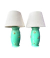 A lovely pair of 1930s Royal Staffordshire lamps by Clarice Cliff