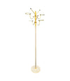 Mid century coat stand - 1950s gilt metal and marble hat and coat stand - Italian - Mid Century furniture