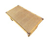 Mid Century Bamboo Coffee Table by Dal Vera, folding coffee table with brass corners - Mid Century Furniture London
