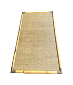 Mid Century Bamboo Coffee Table by Dal Vera, folding coffee table with brass corners - Mid Century Furniture London