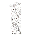 1970s gilt wrought iron room divider screen by Salvino Marsura