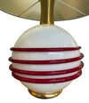 Mid century Italian Murano glass lamp by La Murrina