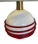 Mid century Italian Murano glass lamp by La Murrina