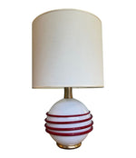 Mid century Italian Murano glass lamp by La Murrina