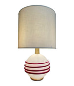 Mid century Italian Murano glass lamp by La Murrina