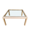 Mid century coffee table pencil reed bamboo wood in the style of Vivai Del Sud - Mid Century Furniture London