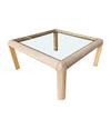 Mid century coffee table pencil reed bamboo wood in the style of Vivai Del Sud - Mid Century Furniture London