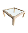 Mid century coffee table pencil reed bamboo wood in the style of Vivai Del Sud - Mid Century Furniture London