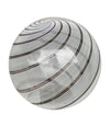 Mid Century ceiling light Venini Murano glass swirl with brass top fittings