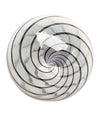 Mid Century ceiling light Venini Murano glass swirl with brass top fittings