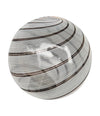 Mid Century ceiling light Venini Murano glass swirl with brass top fittings