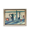 Mid Century still life painting by Harry Lennart Persson oil on board