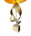 Mid Century Italian sculptural brass table lamps - 1970s