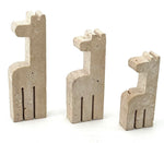 Mid century Travertine Giraffes by Fratelli Mannelli - 1970s - Italian