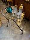 Mid Century Drinks Trolley brass and lacquered wood by Mid century bar trolley by Cesare Lacca - Italian