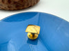 Mid century carved wooden and blue glass accessories box - Pietro Chiesa for Fontana Arte - 1950s