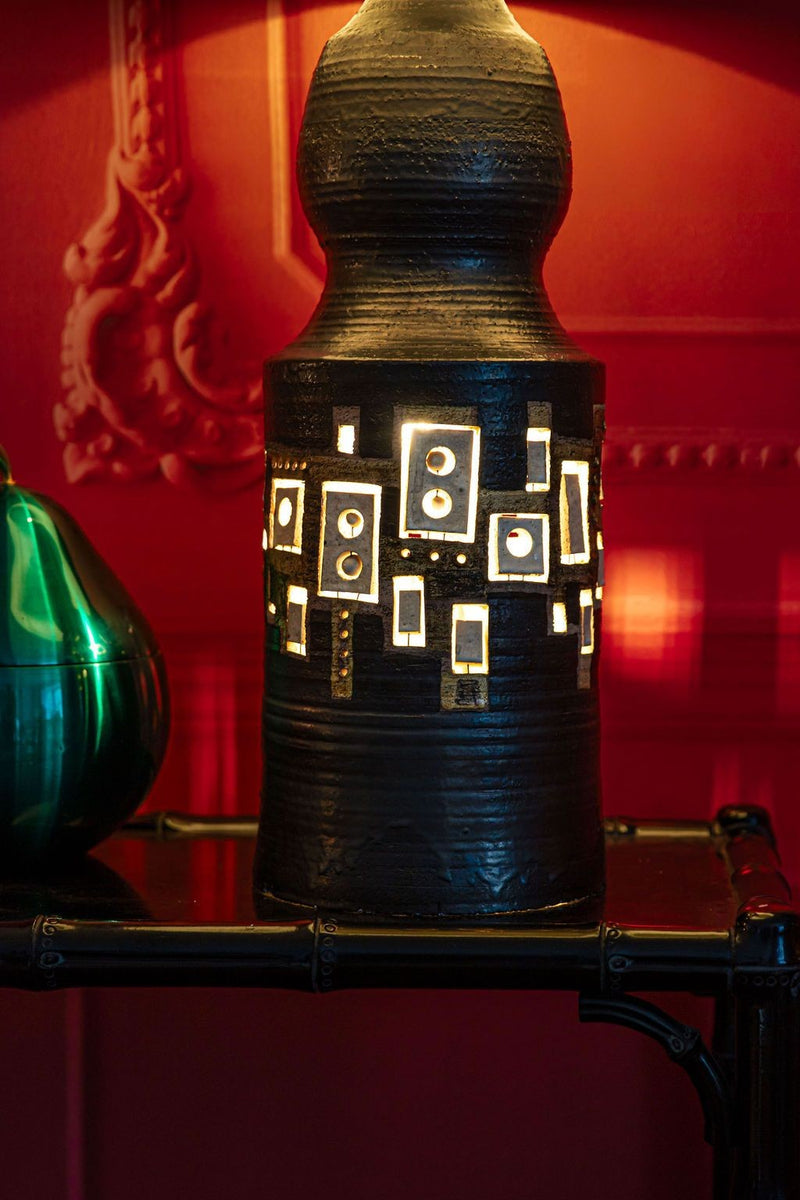 Mid century ceramic table lamp by Georges Pelletier - French - 1960s