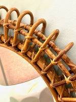 Mid century bamboo mirror by Franco Albini for Bonacina - French - 1970s
