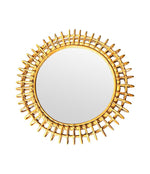 Mid century bamboo mirror by Franco Albini for Bonacina - French - 1970s