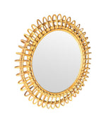 Mid century bamboo mirror by Franco Albini for Bonacina - French - 1970s