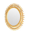 Mid century bamboo mirror by Franco Albini for Bonacina - French - 1970s
