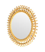 Mid century bamboo mirror by Franco Albini for Bonacina - French - 1970s