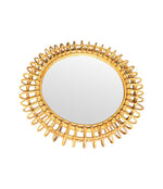 Mid century bamboo mirror by Franco Albini for Bonacina - French - 1970s