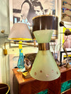 Mid century wall light 1950s Italian telescopic reading wall light