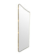 Mid century mirror shield mirror Italian 1950s