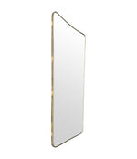 Mid century mirror shield mirror Italian 1950s