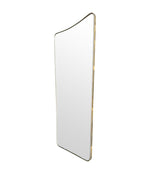 Mid century mirror shield mirror Italian 1950s