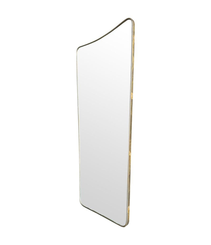 Mid century mirror shield mirror Italian 1950s