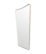 Mid century mirror shield mirror Italian 1950s