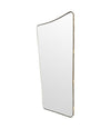 Mid century mirror shield mirror Italian 1950s