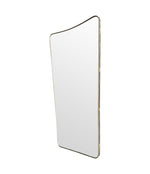 Mid century mirror shield mirror Italian 1950s