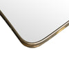 Mid century mirror shield mirror Italian 1950s