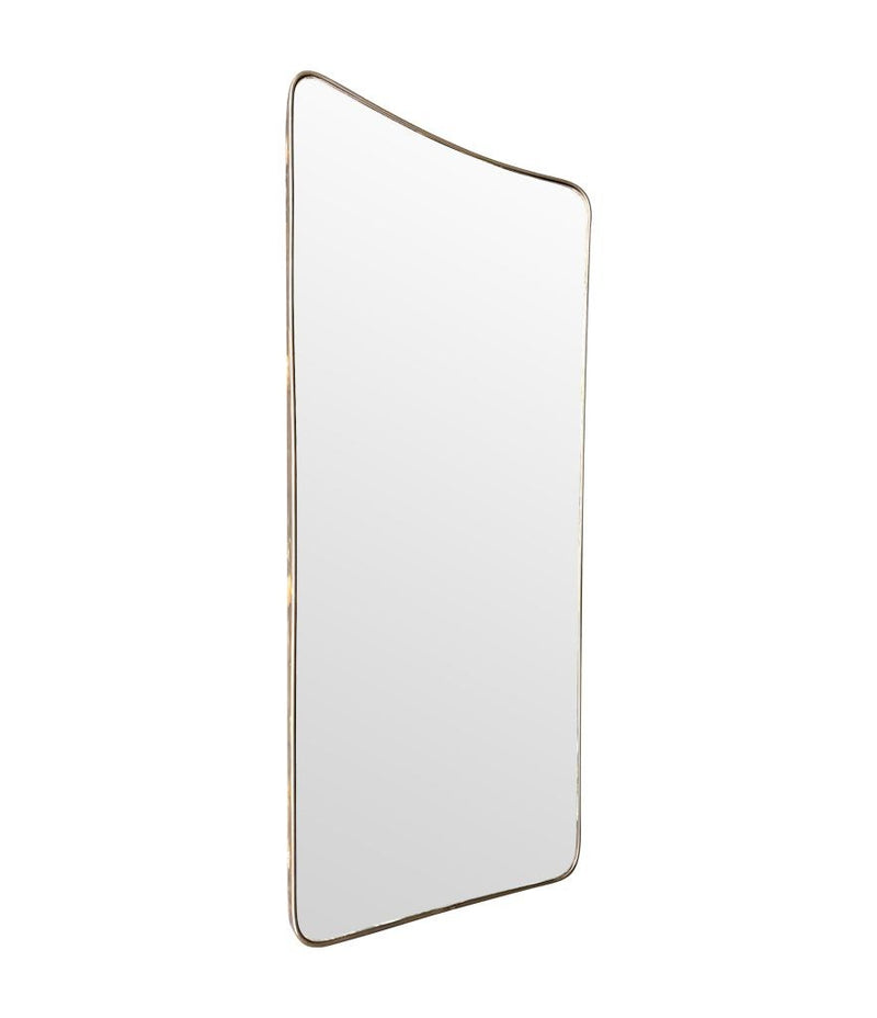 Mid century mirror shield mirror Italian 1950s