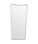 Mid century mirror shield mirror Italian 1950s