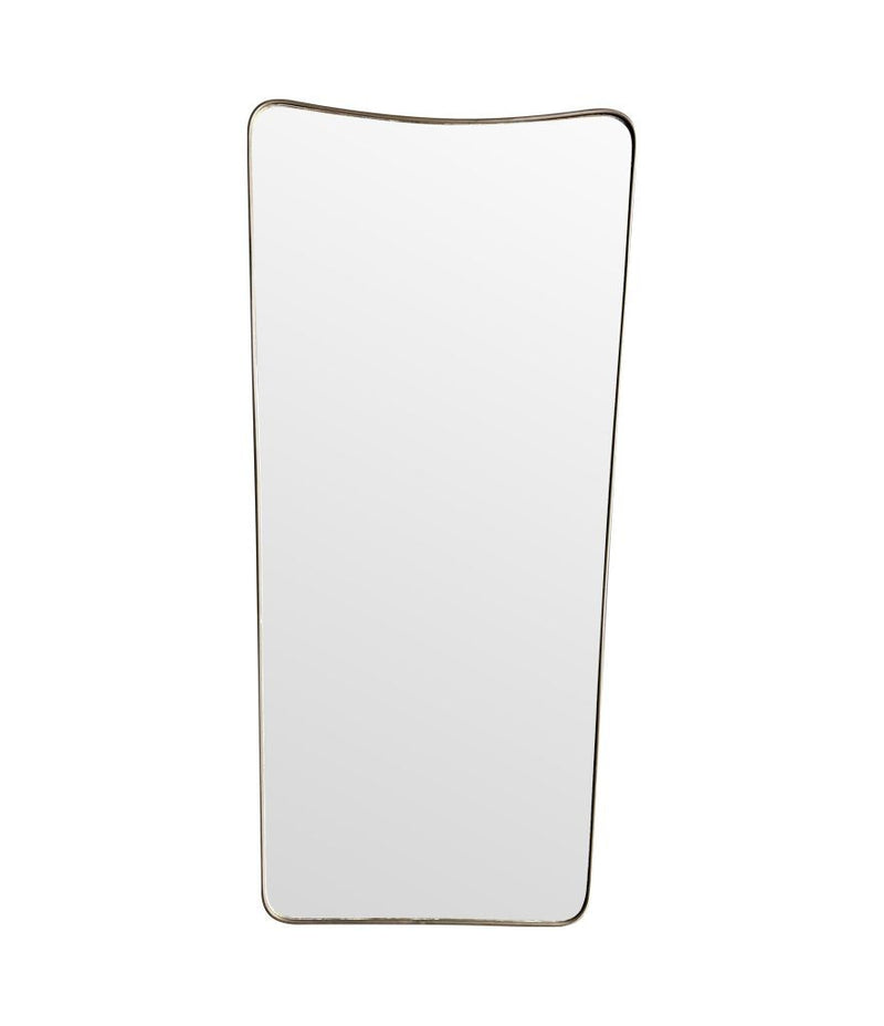 Mid century mirror shield mirror Italian 1950s