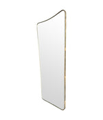 Mid century mirror shield mirror Italian 1950s