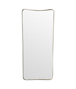 Mid century mirror shield mirror Italian 1950s