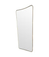 Mid century mirror shield mirror Italian 1950s