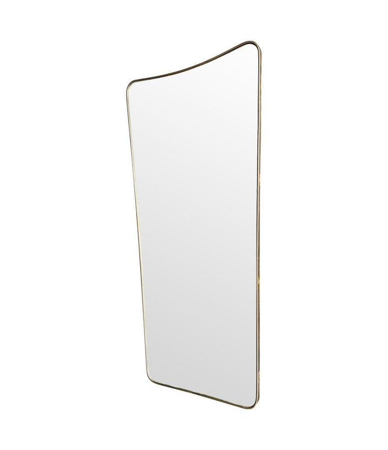 Mid century mirror shield mirror Italian 1950s
