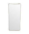 Mid century mirror shield mirror Italian 1950s