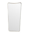 Mid century mirror shield mirror Italian 1950s