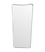 Mid century mirror shield mirror Italian 1950s